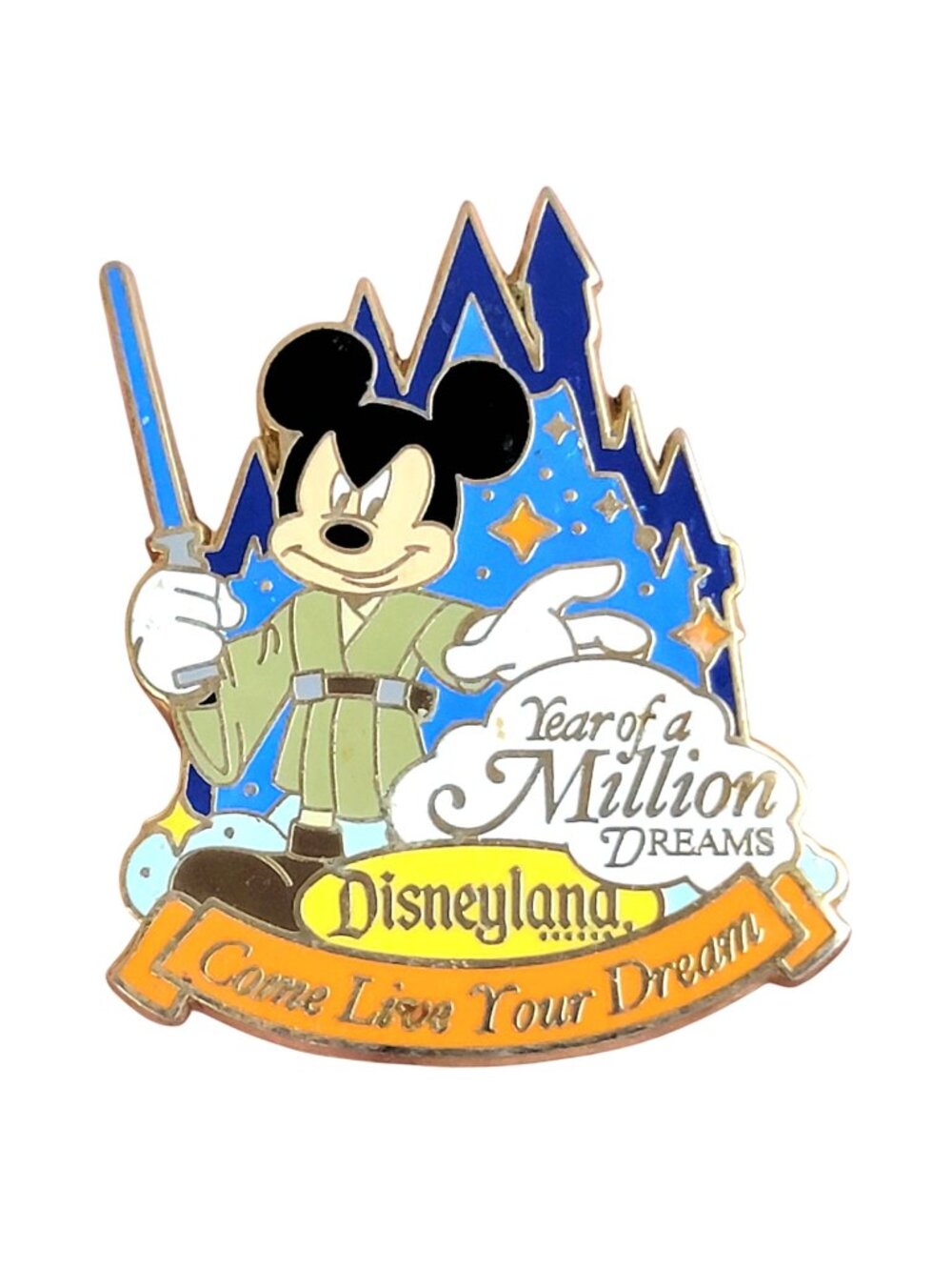Disney Pin Vintage 2006 Million Dreams Jedi Mickey Mouse Collector Disneyland